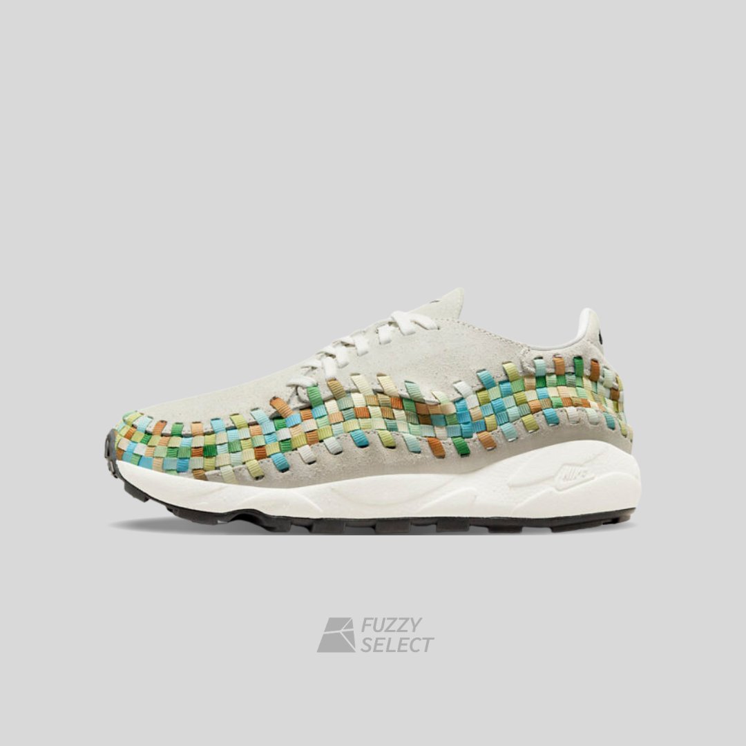 【逢甲 FUZZY】W Nike Air Footscape "Summit White" 編織 灰 彩虹 FB1959-101