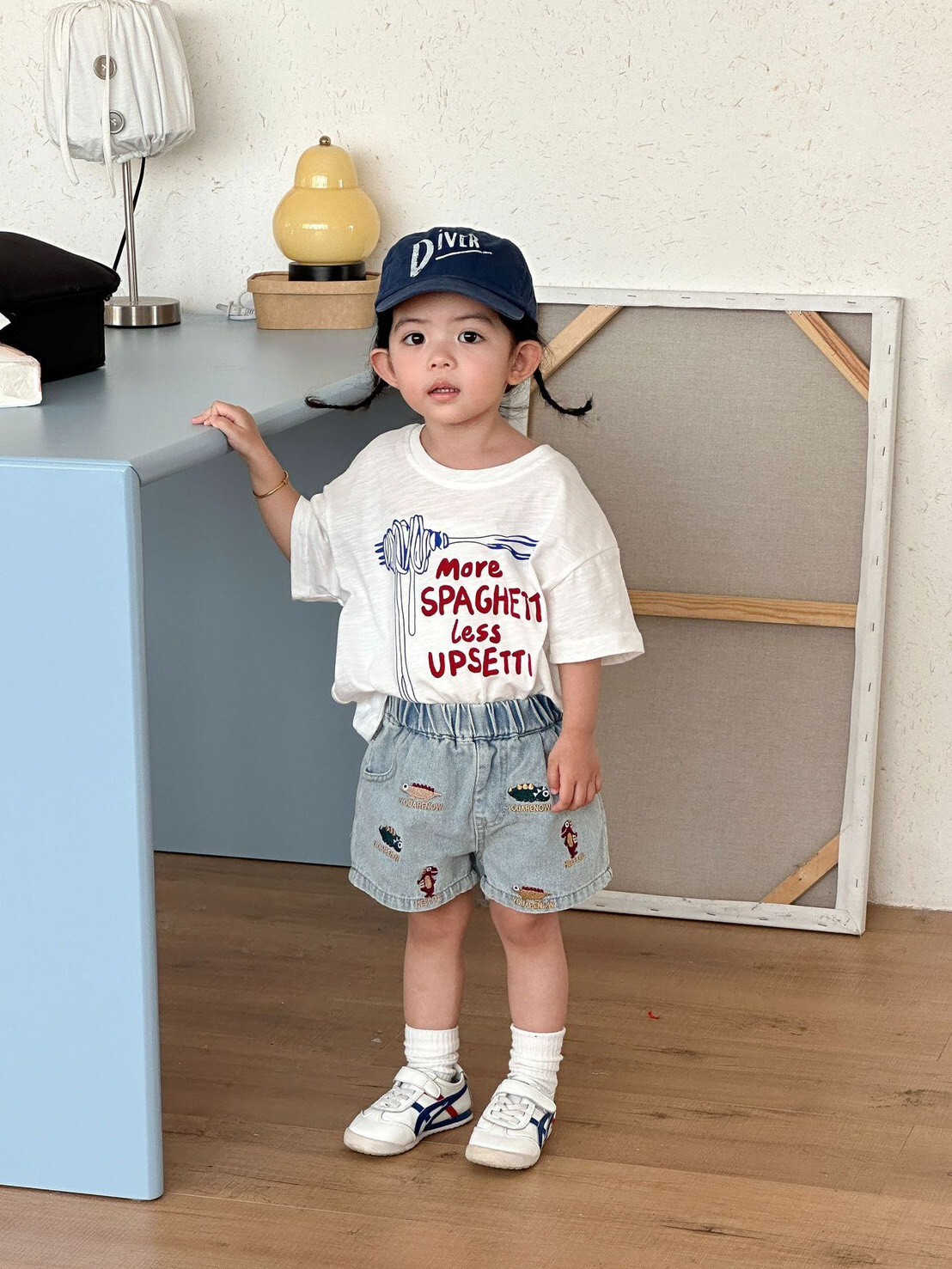 侏羅紀公園竹節棉造型上衣/造型牛仔短褲＊可以拆買上衣/褲子