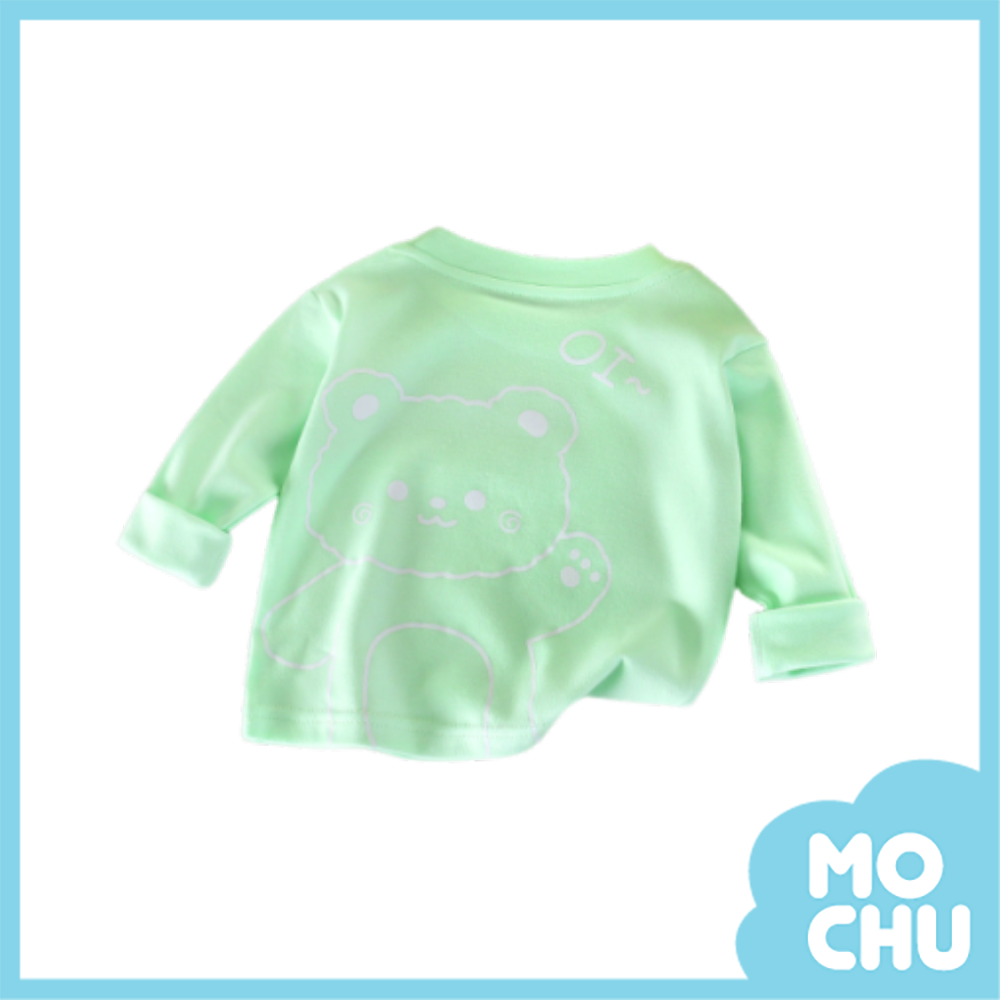 oi小熊長袖內搭上衣(四色)