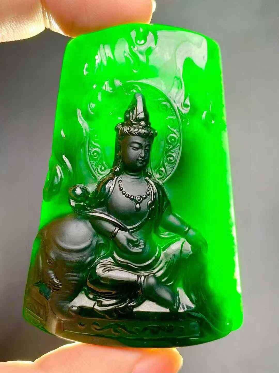 295947 翡翠墨翠普賢菩薩