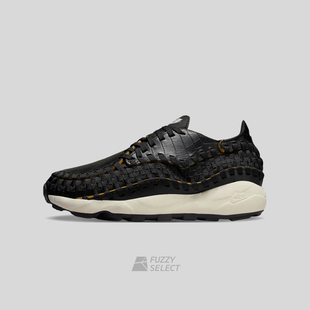【逢甲 FUZZY】W Nike Air Footscape "Black Croc" 編織 鱷魚皮 FQ8129-010