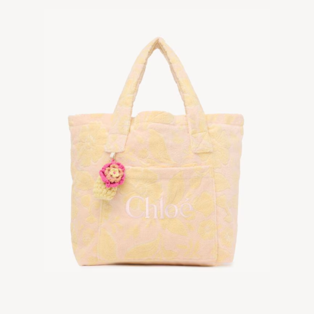 1FF0101-484 [CHLOE] Kids' Tote Bag Pink Yellow (SS26) #CH26SB21227S05 (B-EU-E)