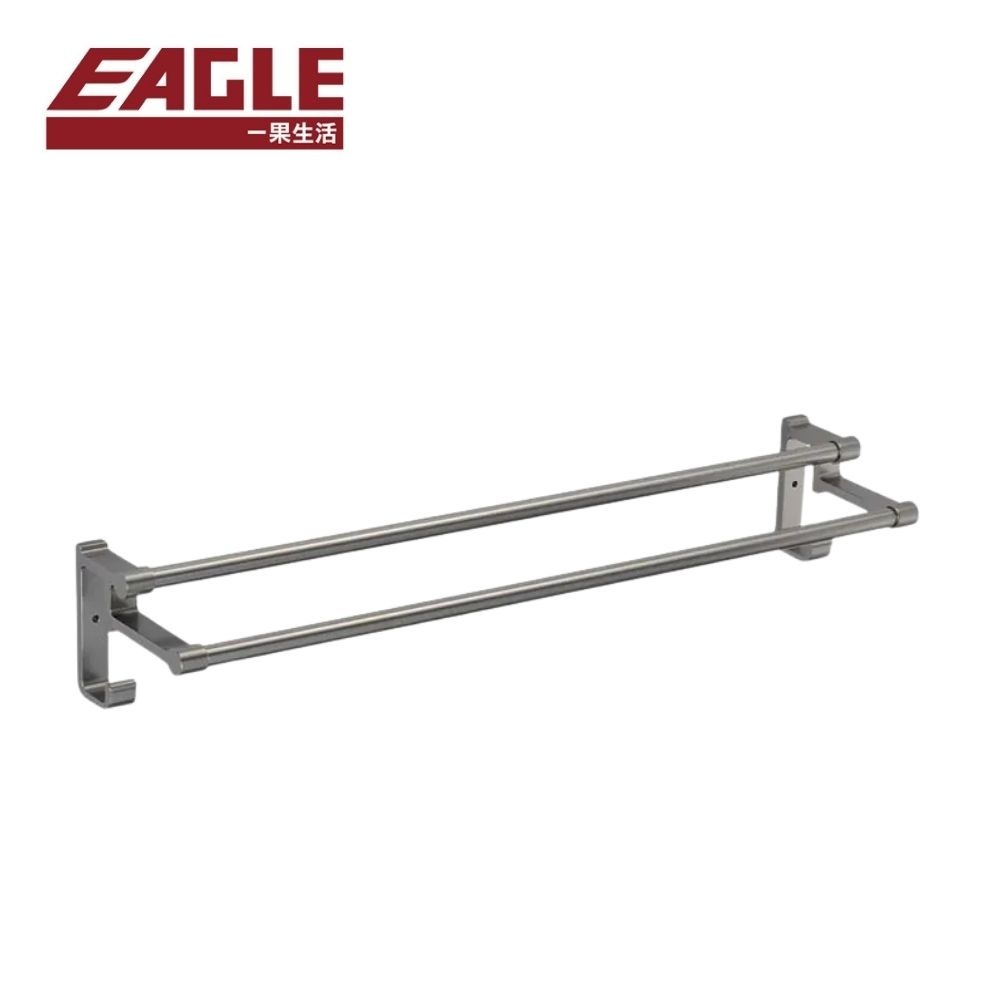 【三件組加購區】EAGLE鋁合金毛巾架-槍灰色PE2120AZZH