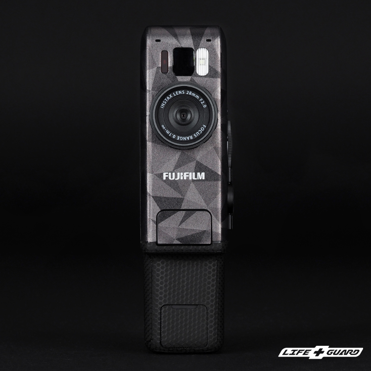 LIFE+GUARD 相機貼膜安裝示意，適用 FUJIFILM instax mini Evo Cinema