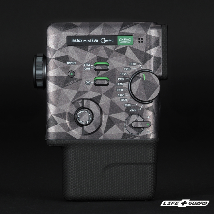 LIFE+GUARD FUJIFILM instax mini Evo Cinema 相機貼膜側面展示圖