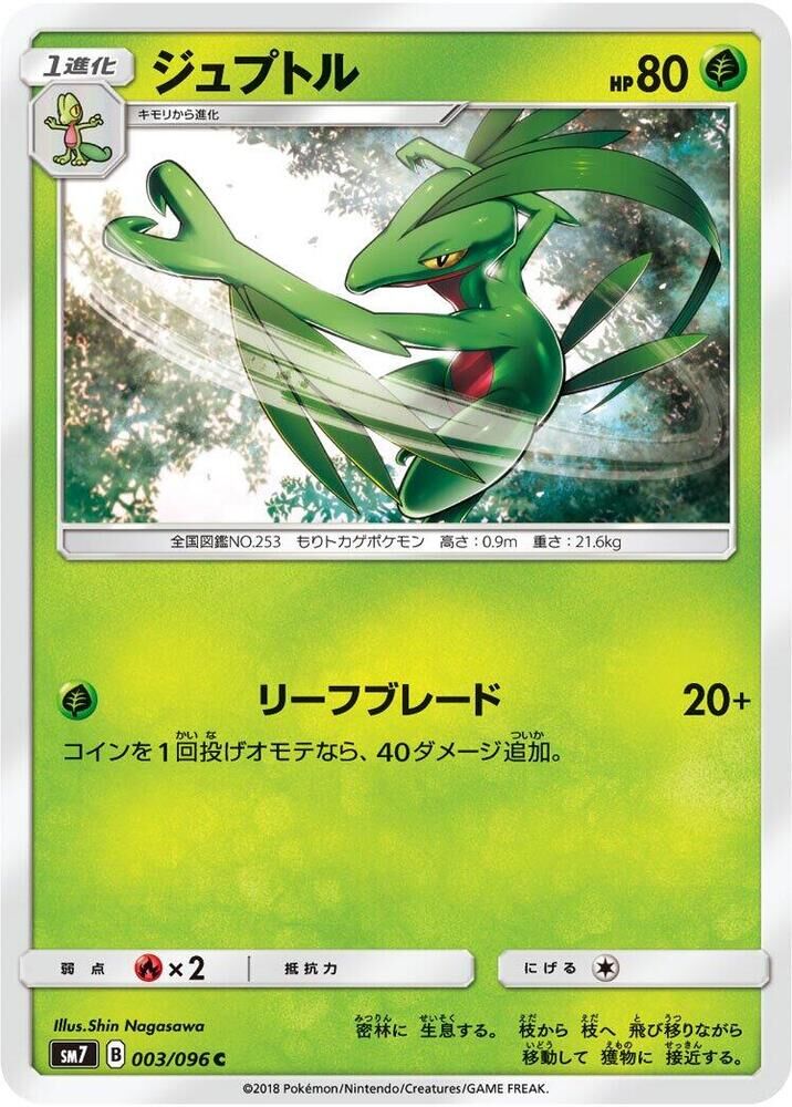 POKEMON JAPANESE SM7 003/096 C