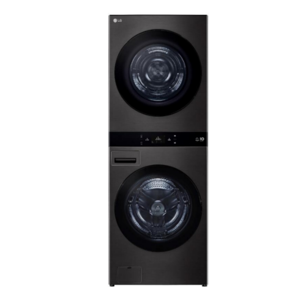 LG樂金 WD-S2220B 洗22公斤+乾20公斤 WashTower AI智控洗乾衣機第二代 尊爵黑