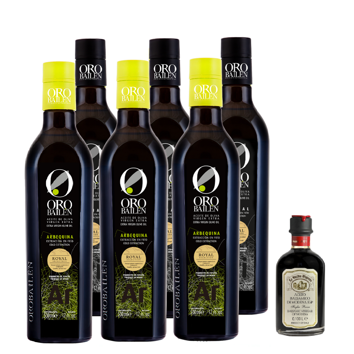 【女王限時優惠價】皇嘉特級冷壓初榨橄欖油500ml*6贈典釀巴薩米克醋100ml(三年)