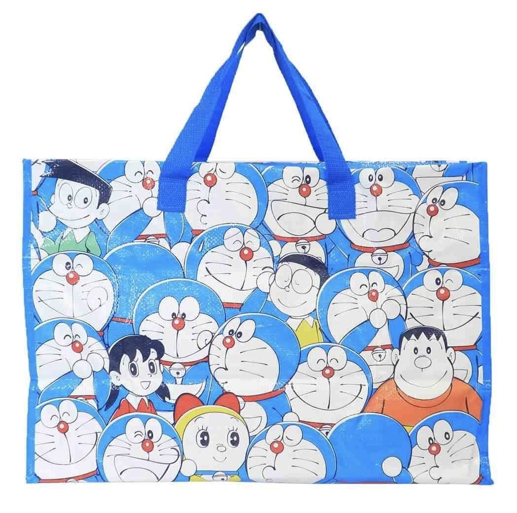 JP 多啦A夢密集式尼龍購物袋 大 0001
