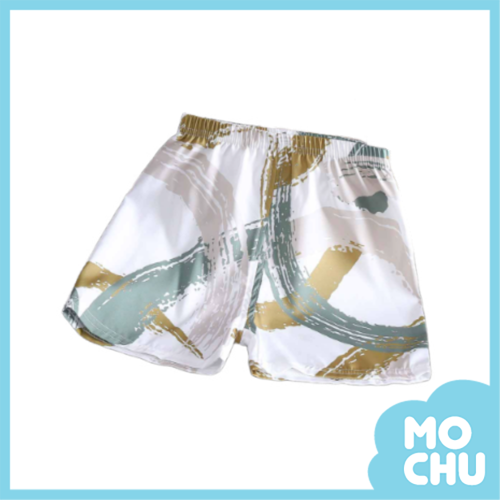 薄款休閑短褲-圈圈