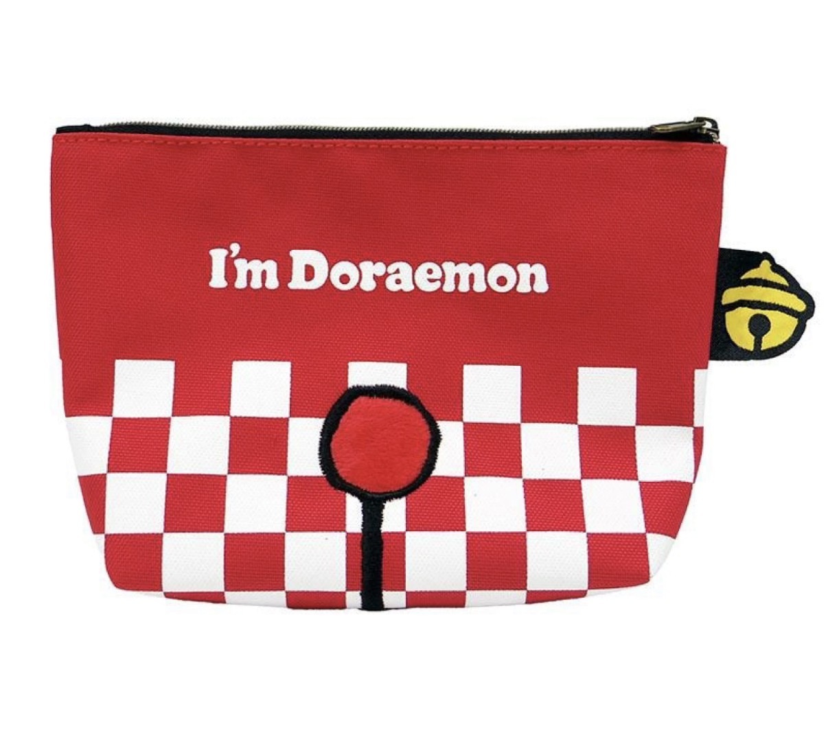 JP 多啦A夢刺繡拉鏈Pouch 紅 8372