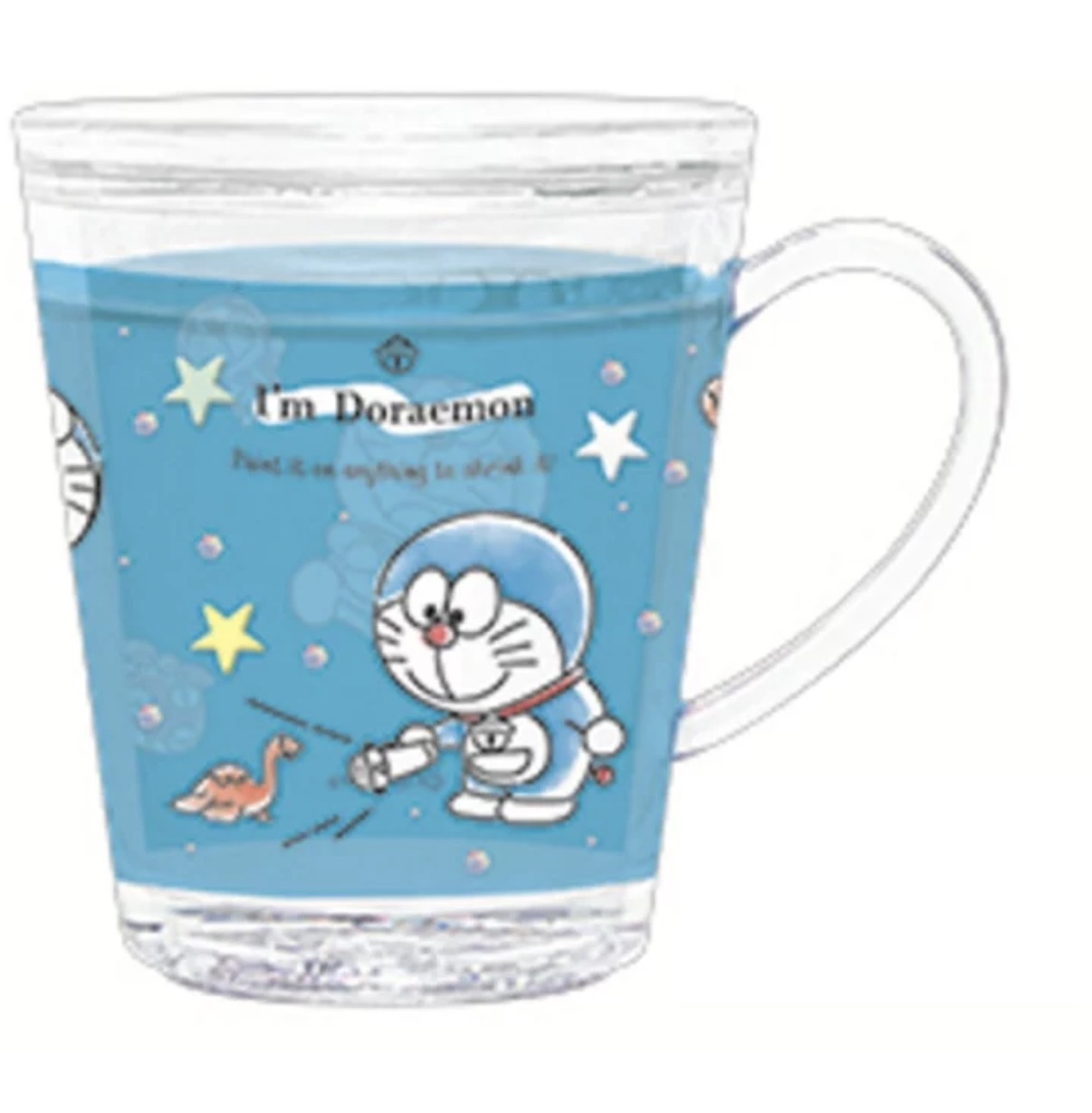 JP 多啦A夢 液體立體耳仔杯 藍 1222