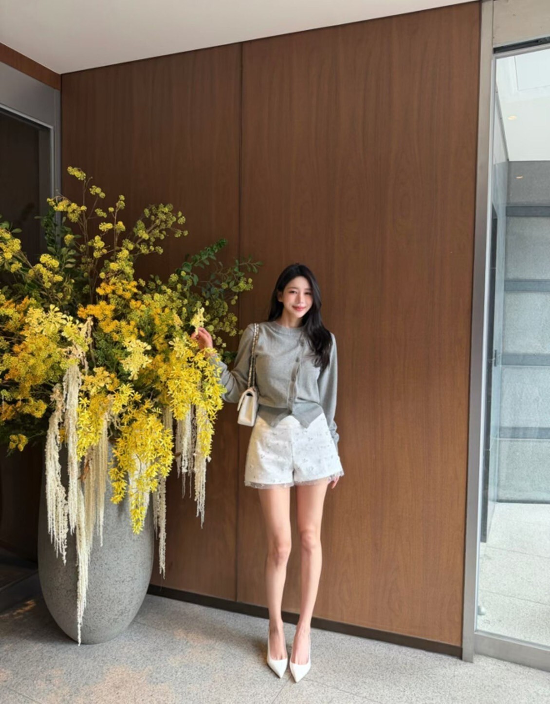 斜切排釦造型圓領上衣罩衫 / 3色