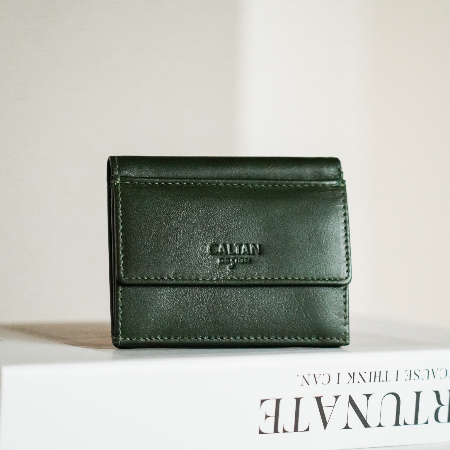 真皮卡片收納零錢夾/鈔票不可平放-兩色(075133)