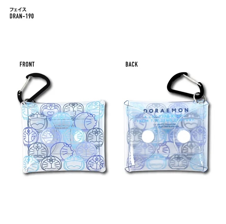 JP 多啦A夢 透明啪啪Case 快扣 密集式 7028