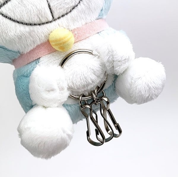 JP 多啦A夢淺色款鎖匙公仔吊飾 8451