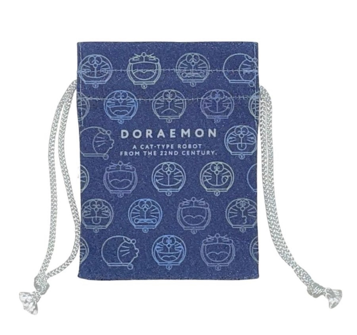 JP 多啦A夢 迷你索袋 密集款深藍色 6458