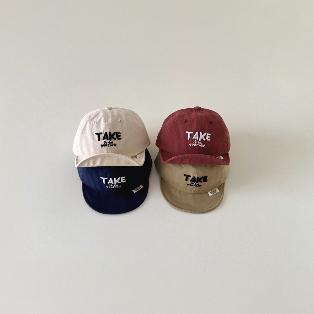 TAKE英字鴨舌帽
