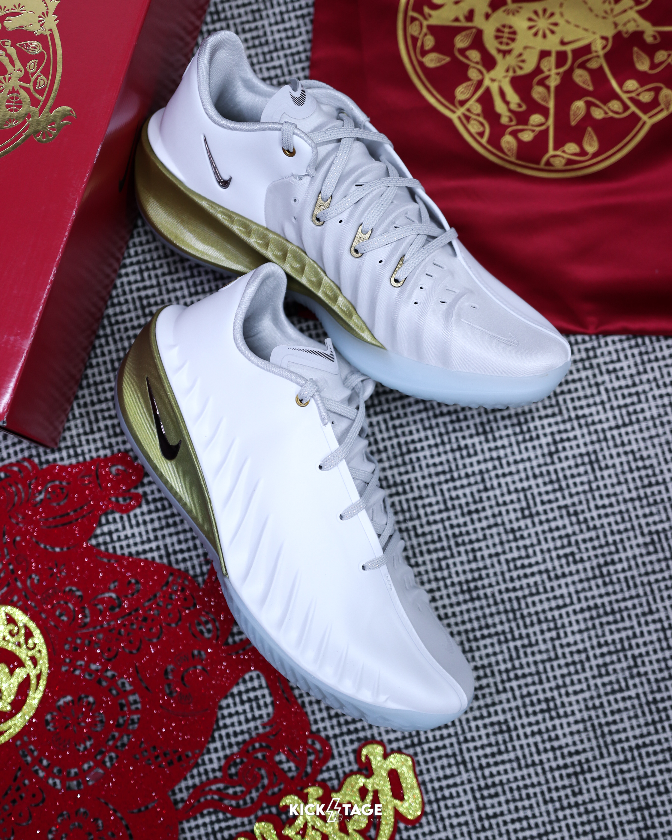 [限量商品售出不退換] 男鞋 NIKE AIR ZOOM GT CUT 4 'Year of the Horse' 白金 CNY 馬年 新年 實戰 籃球鞋【IB6728-100】GTCUT4 GTCUT