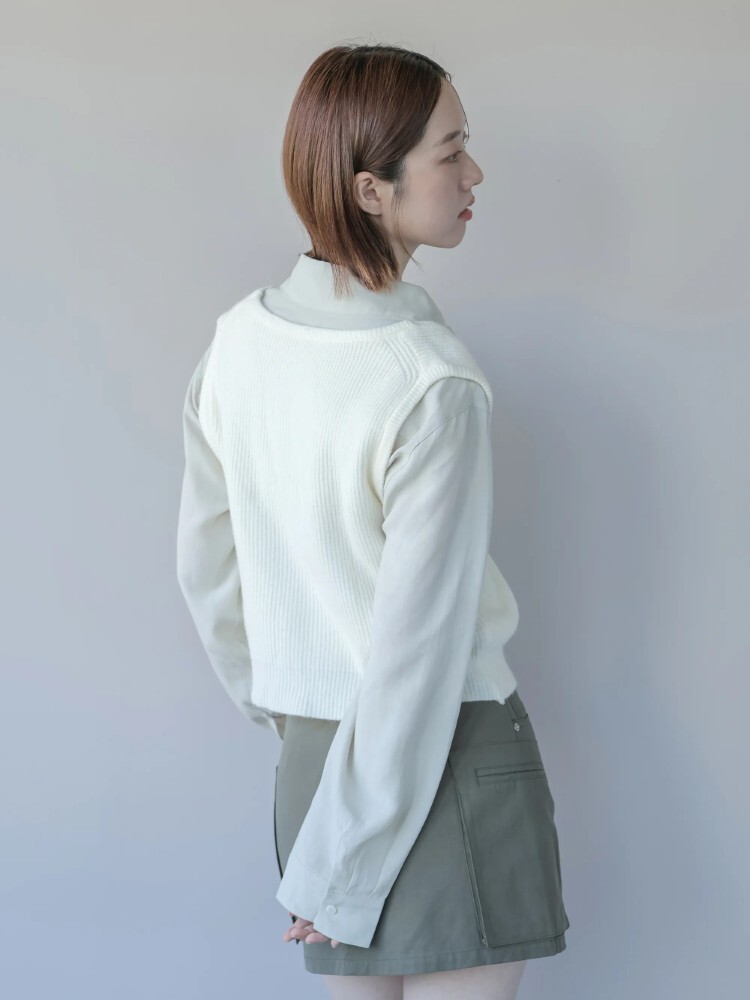 2603 純色百搭針織背心