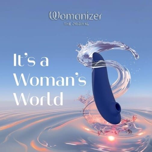 Womanizer Premium 2 陰蒂吸啜高潮器 藍色