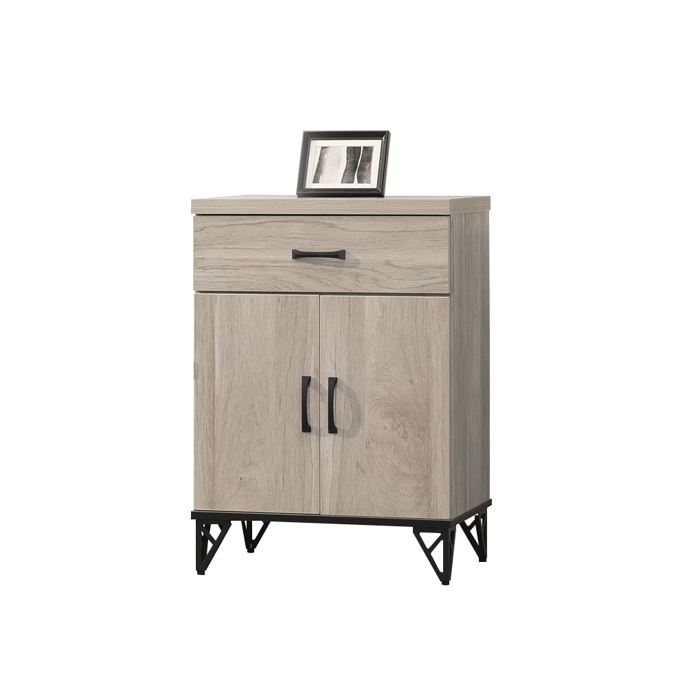 柏蒂家居-哈德克2尺二門一抽小展示櫃/收納置物矮櫃