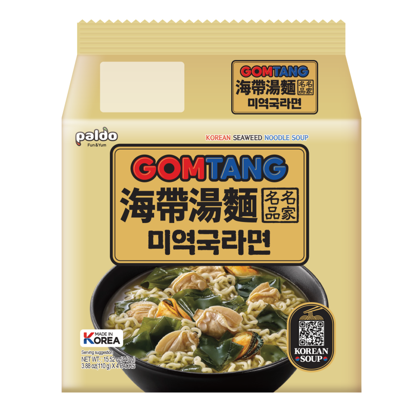 韓國 八道 蛤蜊海帶湯麵 4包入/袋