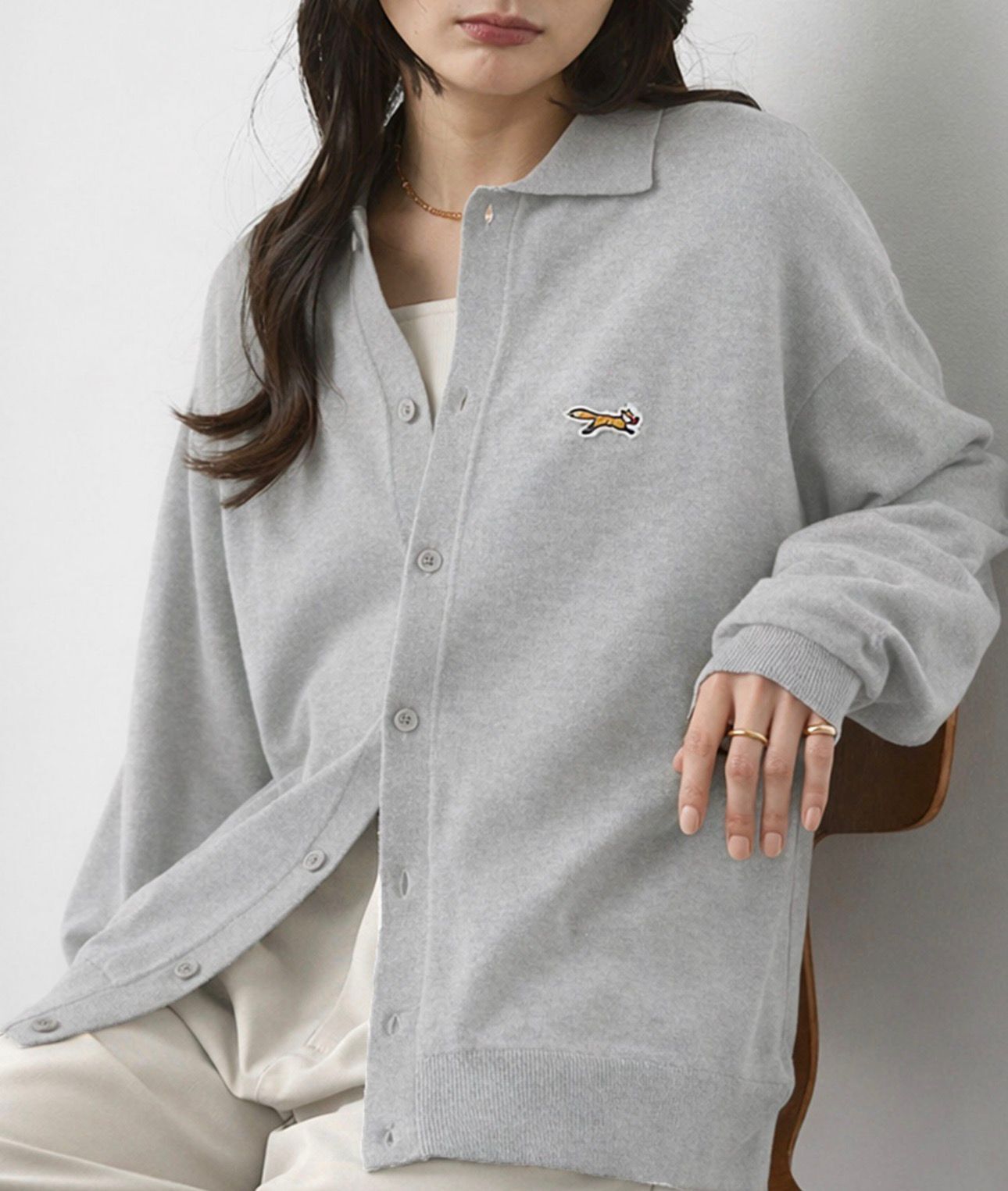 【預購】JN030405 Penneys 復古翻領針織開襟外套