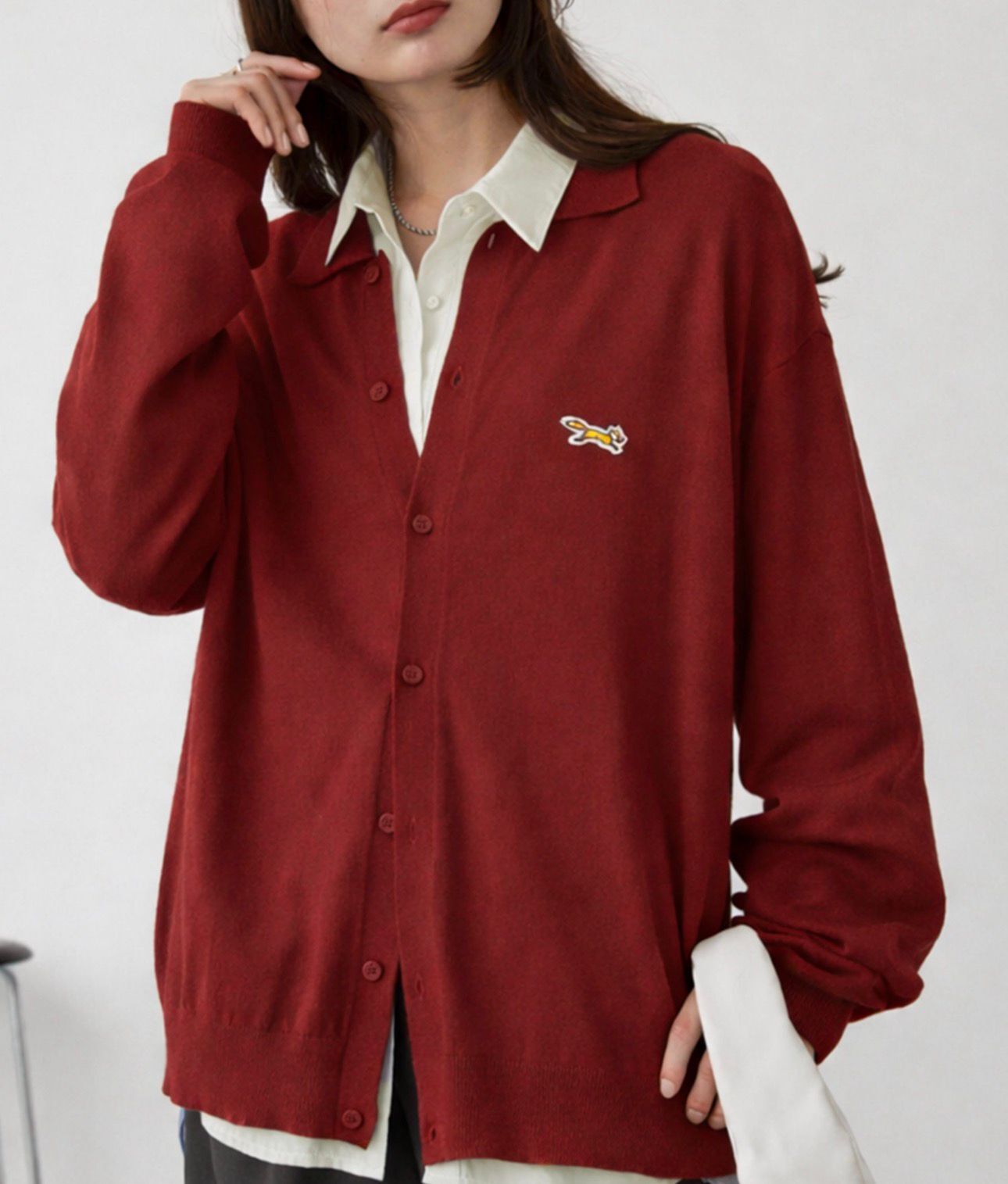 【預購】JN030405 Penneys 復古翻領針織開襟外套