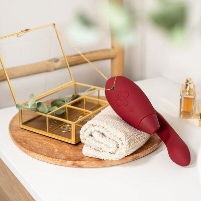 Womanizer Duo 2 第二代旗艦級雙重震動器 酒紅色