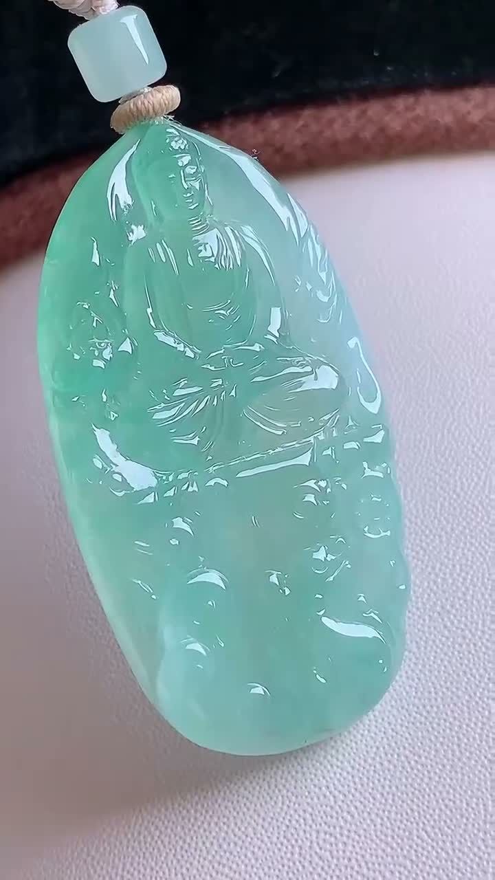 翡翠冰晴大日如來,天然翡翠A玉, 緬甸玉, Jade, Jadeite