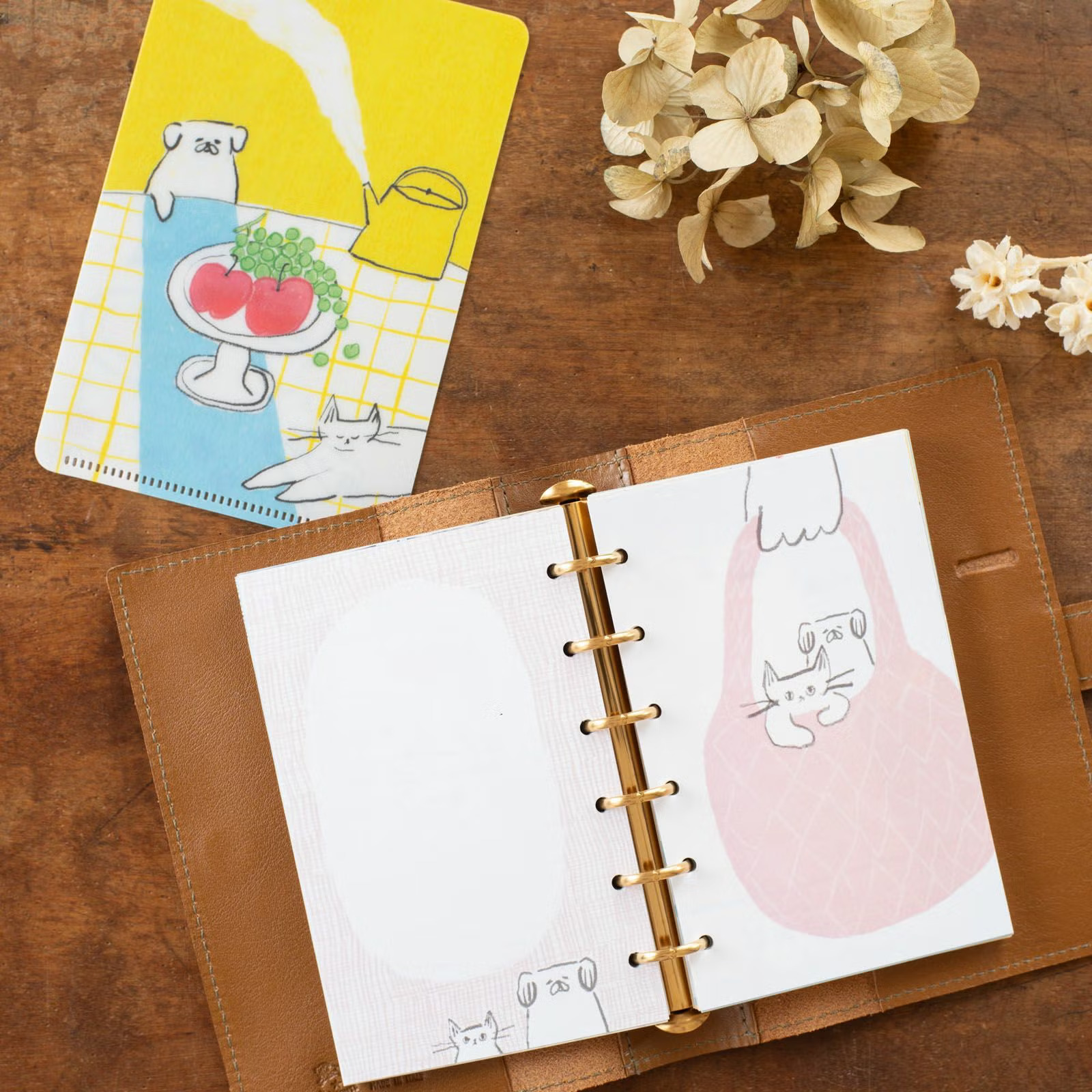 手紙社｜ico・M6 插畫內頁組「外出」/ 手紙社 JAPAN