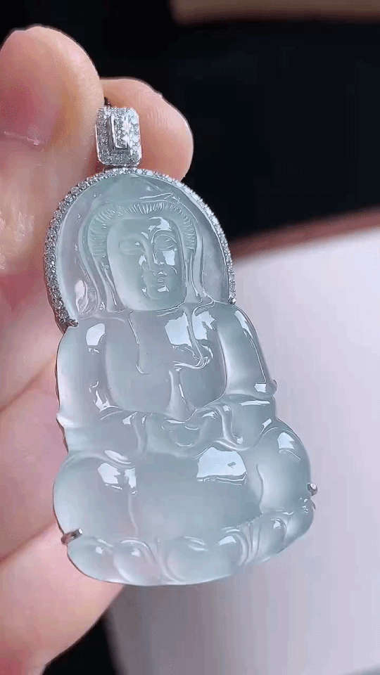 295729 翡翠高冰觀音