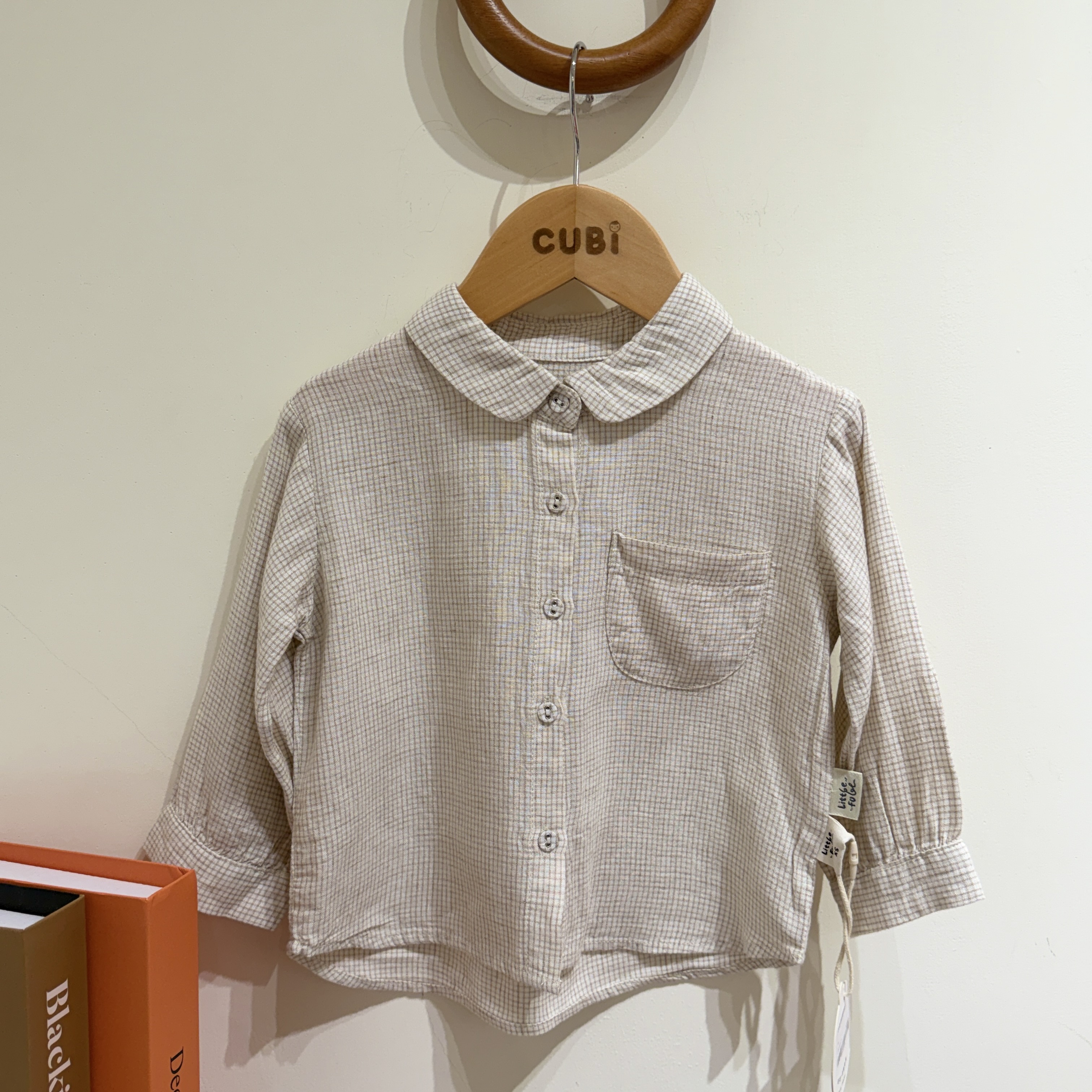 26春 格紋圓領襯衫