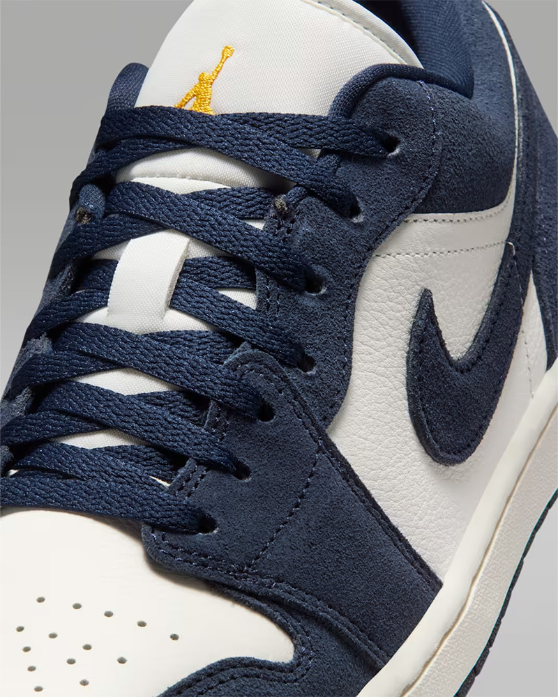 Nike Air Jordan 1 Low SE 麂皮 黑曜石藍 AJ1 喬丹 休閒鞋 男鞋 IO7448-400