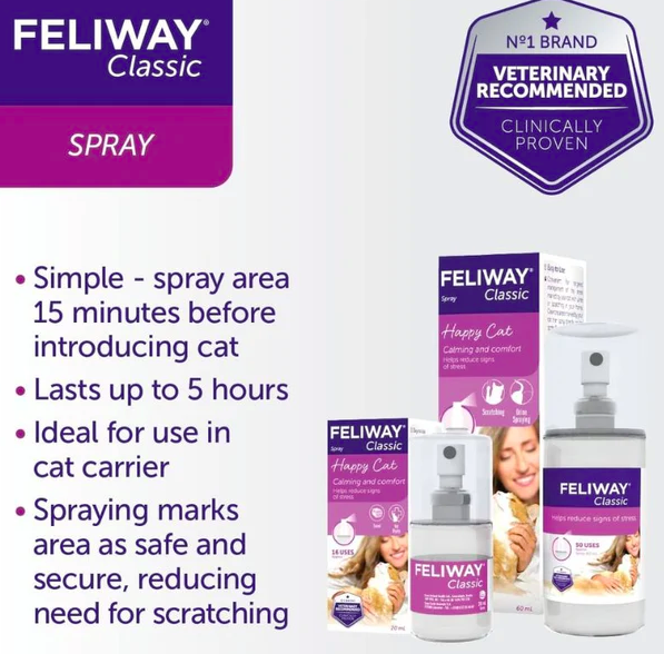 Feliway - Classic 貓用情緒安定噴霧 (60ML)