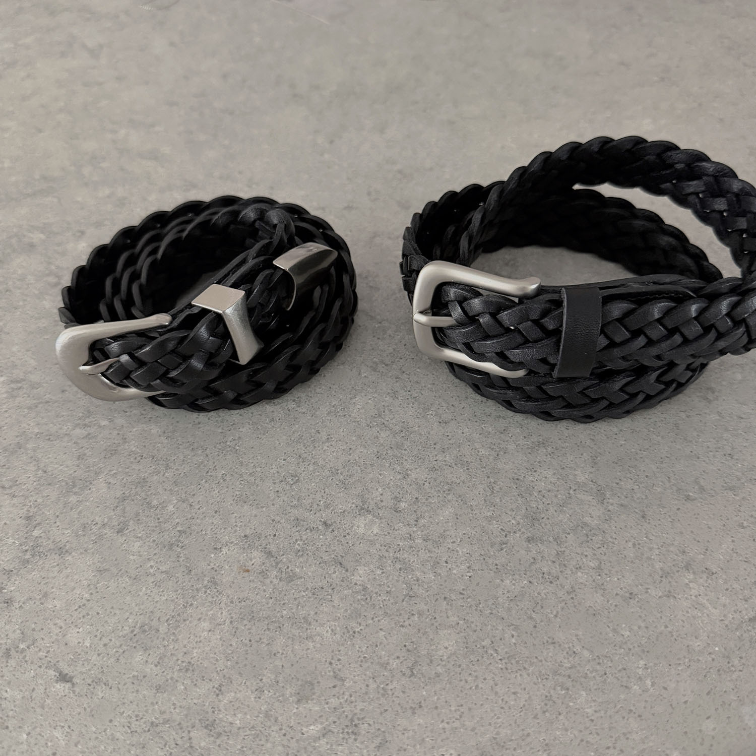 A3010 「真皮」編織感皮帶 / 2款