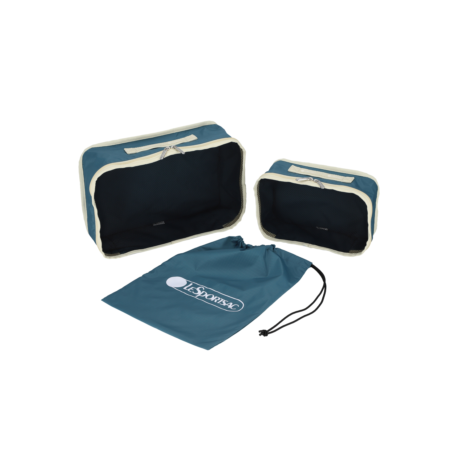 旅行收納袋組合 (BLUE INDIGO/ BEIGE)