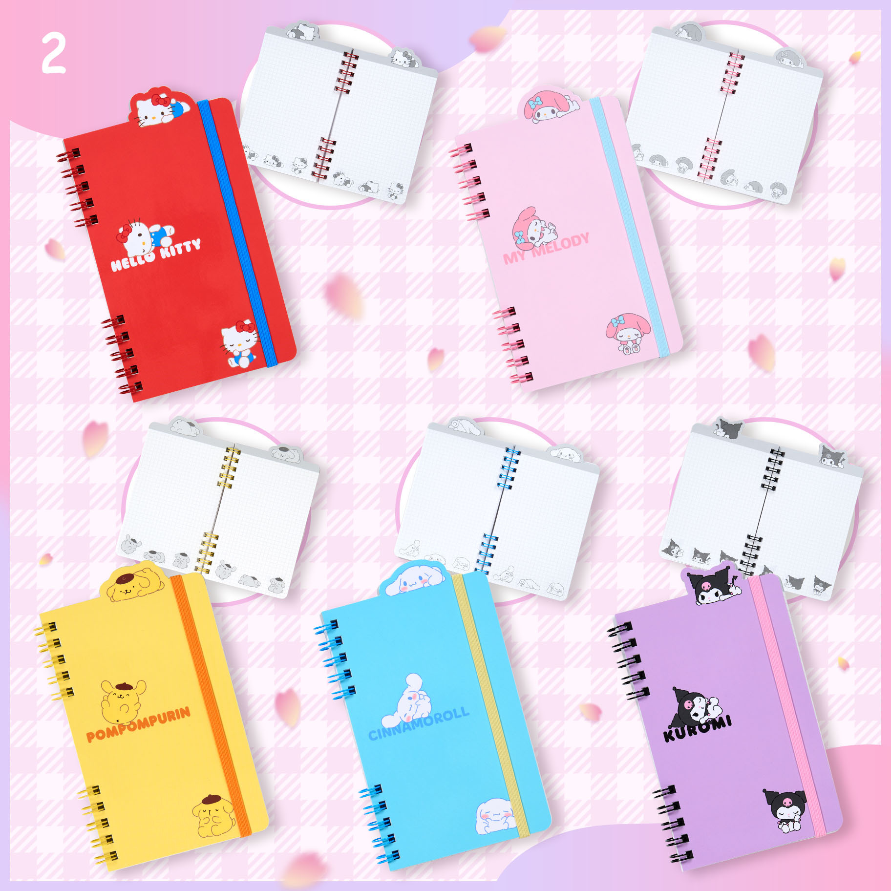 日本 Sanrio 新生活 文具系列 - 筆記本