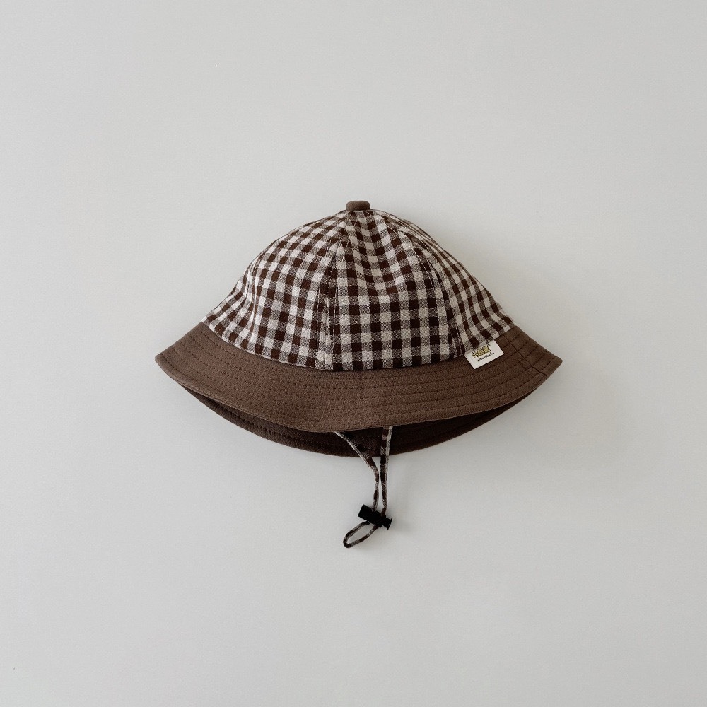 格紋百搭漁夫帽