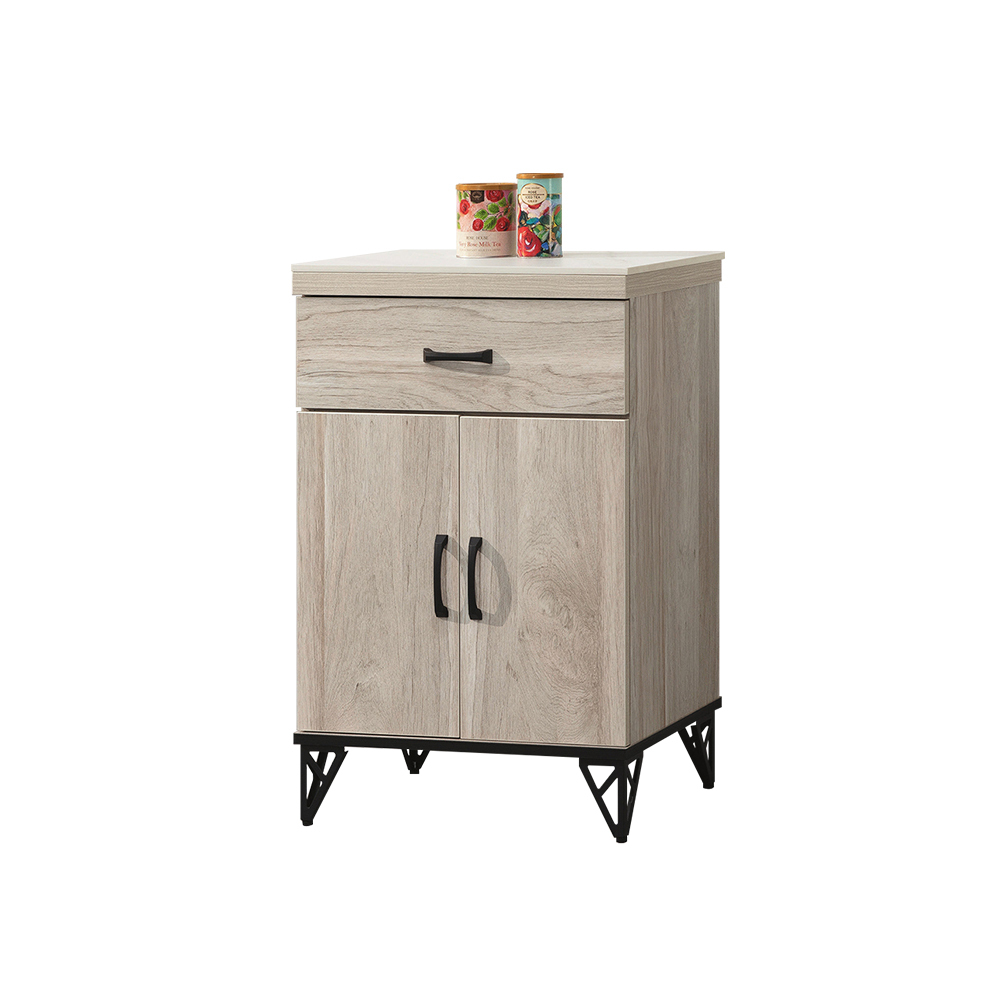 柏蒂家居-哈德克2尺二門一抽岩板餐櫃/電器收納櫃/碗盤櫃/置物矮櫃/飲水機櫃