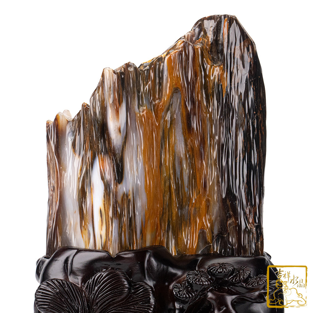 樹化玉擺件 4.35kg 磁場強大