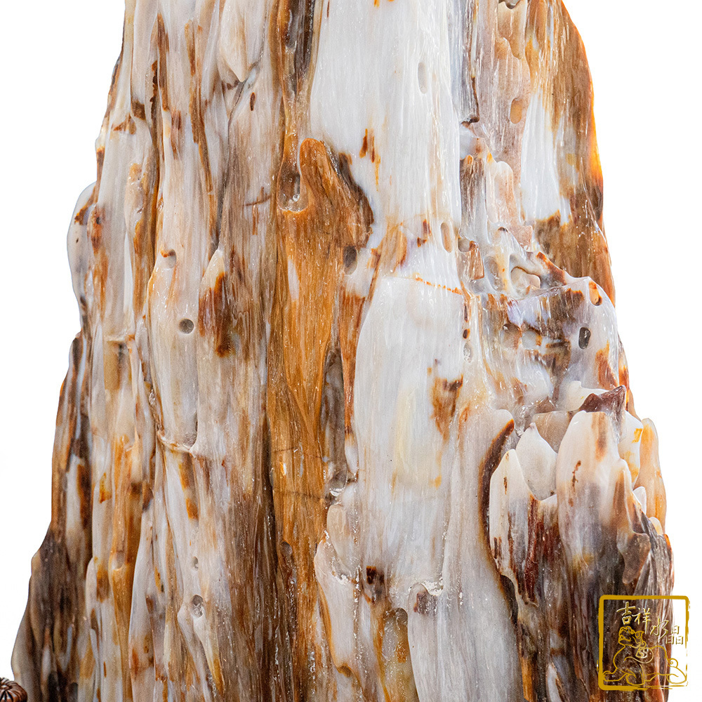 樹化玉擺件31.35kg 磁場強大【吉祥水晶專賣店】