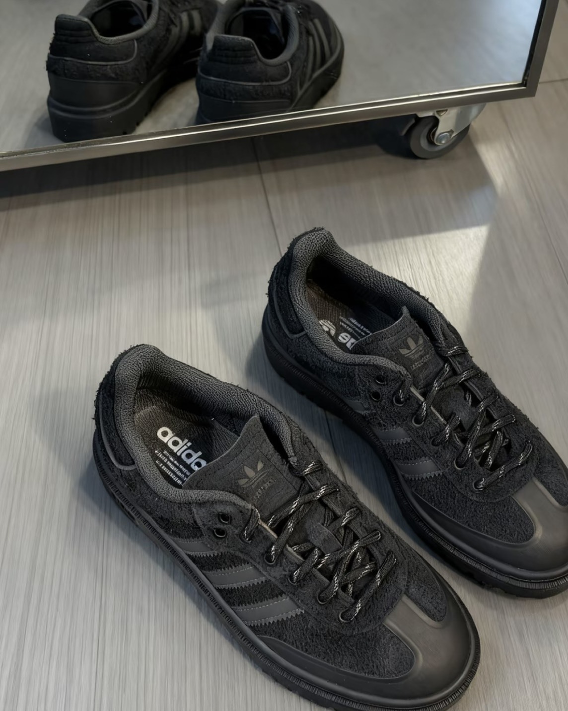 【預購】ADIDAS ORIGINALS SAMBA 全黑 JR5704