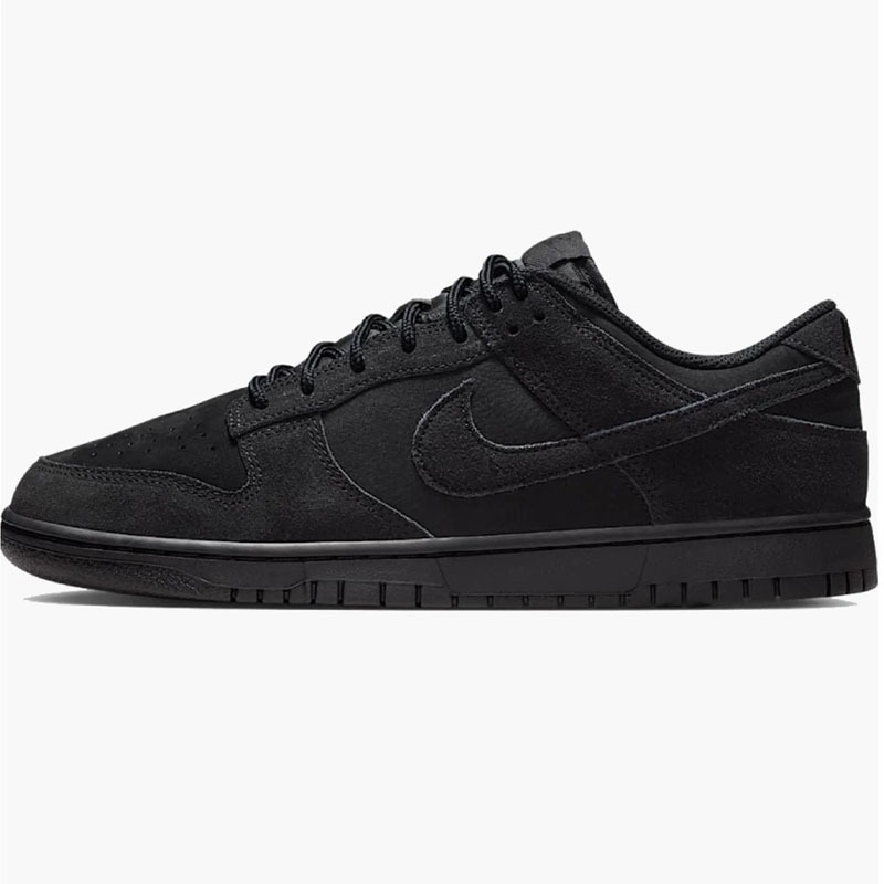 〈海外連線預定〉男鞋 NIKE DUNK LOW TRIPLE BLACK 黑武士 黑魂 全黑麂皮 低筒 休閒鞋【IB6651-001】