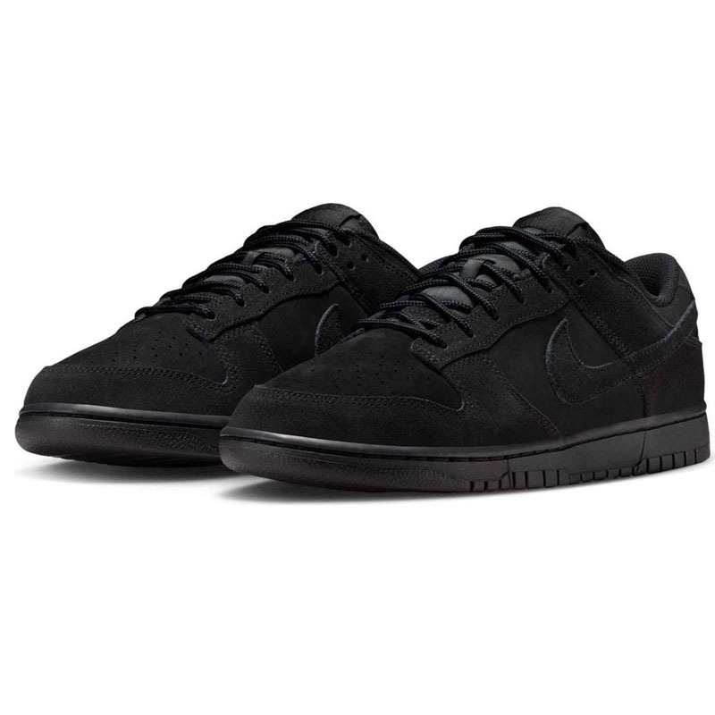 〈海外連線預定〉男鞋 NIKE DUNK LOW TRIPLE BLACK 黑武士 黑魂 全黑麂皮 低筒 休閒鞋【IB6651-001】