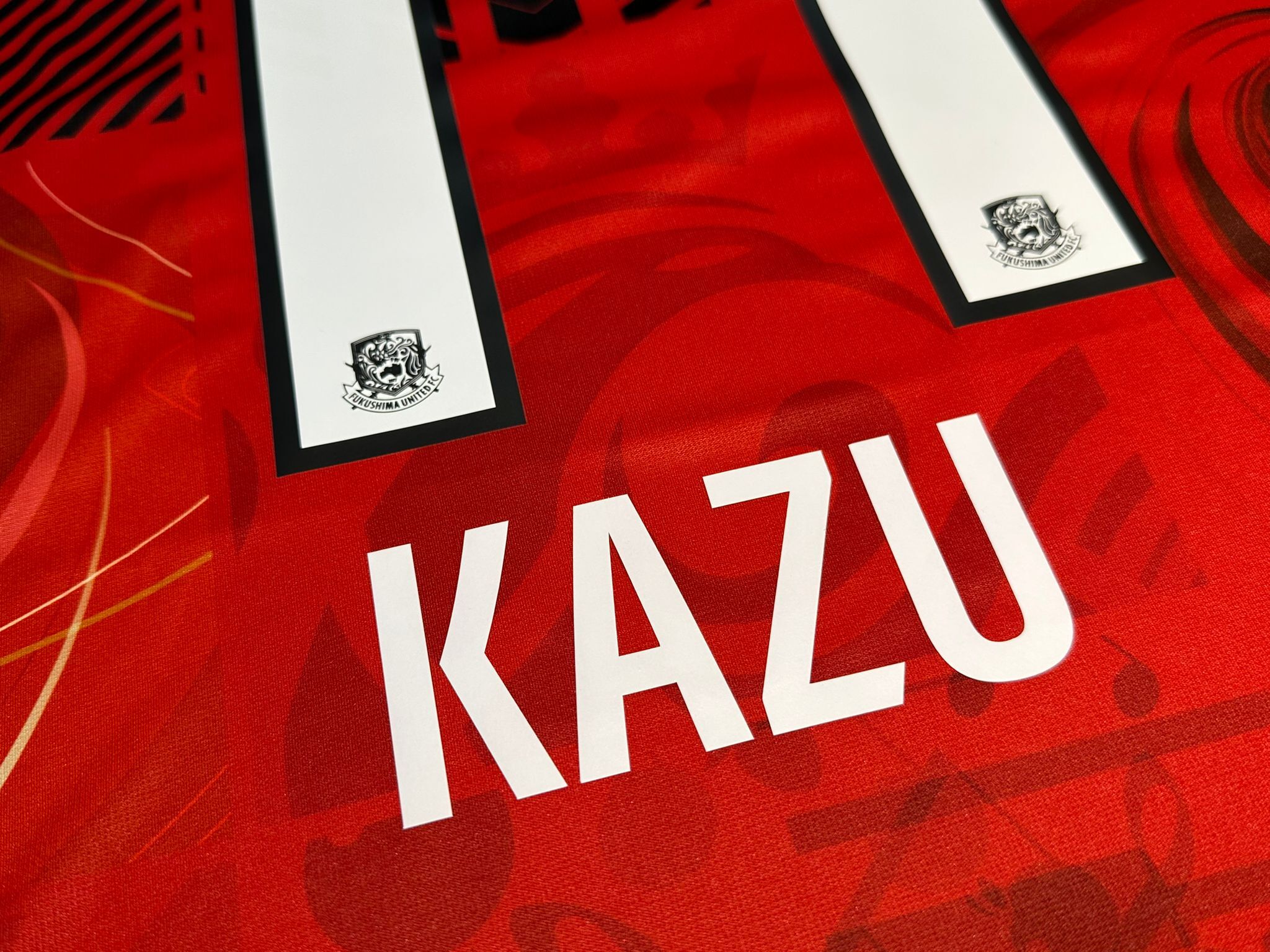 2026 FUKUSHIMA UNITED HOME AUTHENTIC SHIRT #11 KAZU