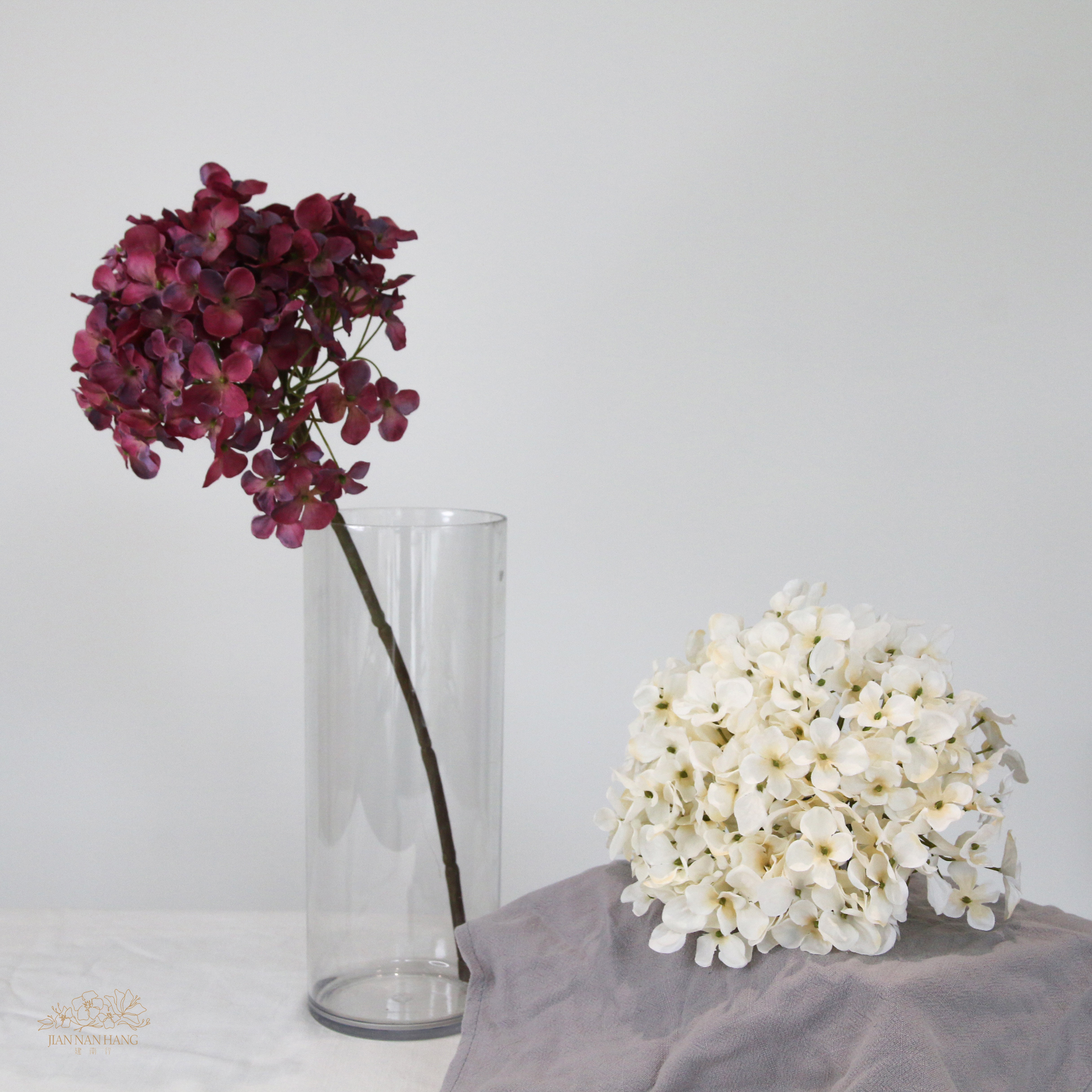 人造花 日本蕾絲繡球 2色