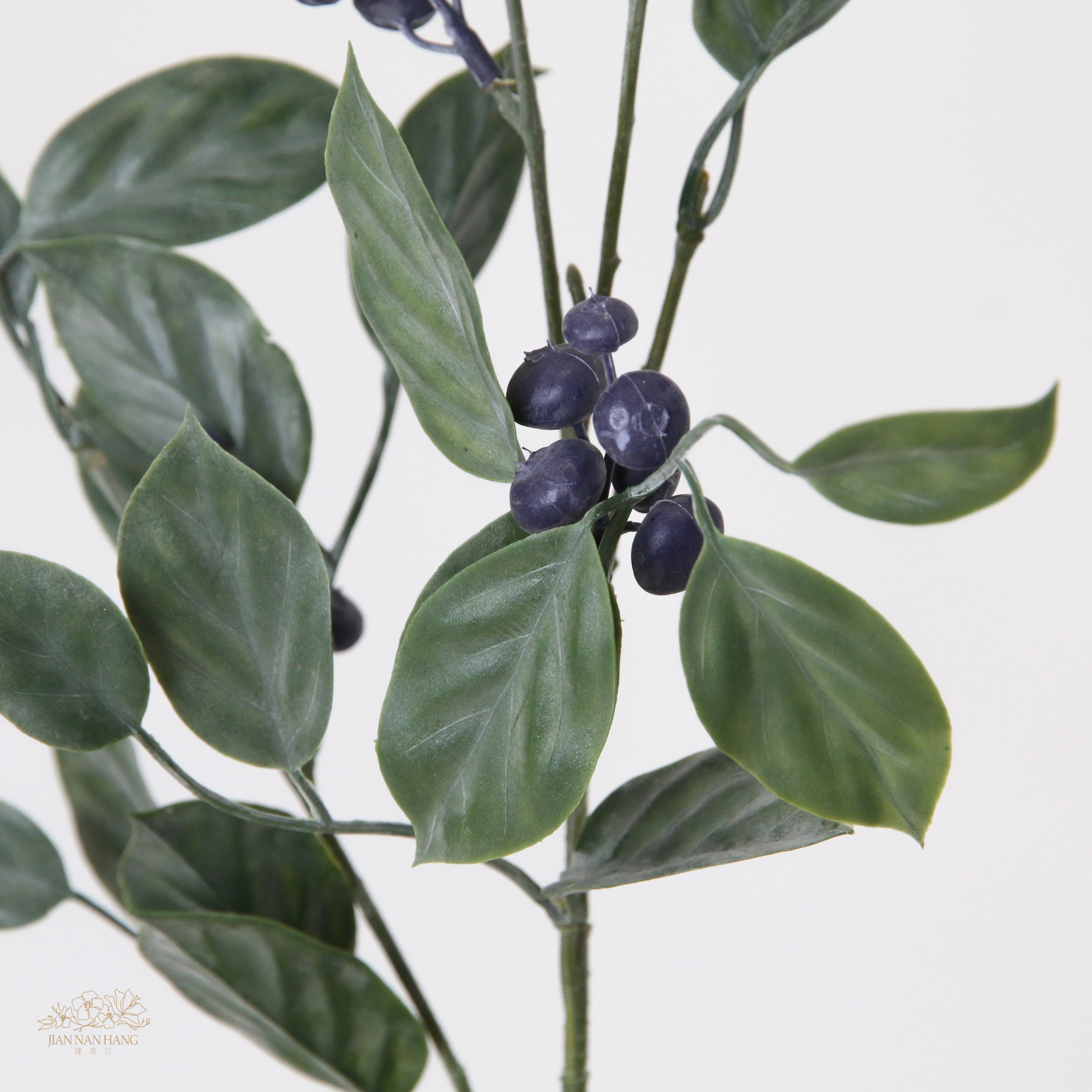 人造葉 藍莓果枝葉