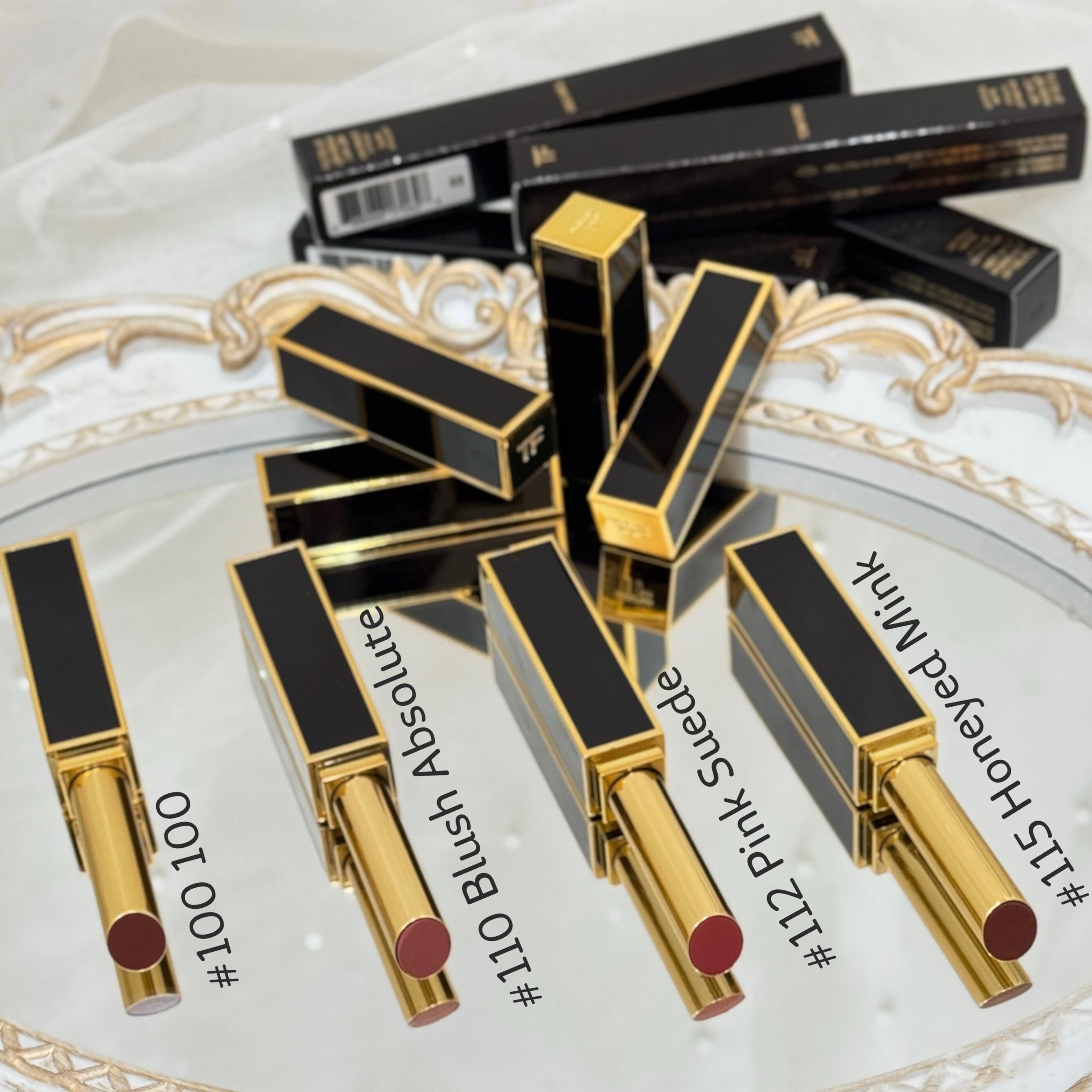 TOM FORD 全新STYLO MATTE黑金細管柔霧唇膏 2g